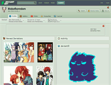 Tablet Screenshot of blobofboredom.deviantart.com