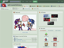 Tablet Screenshot of anti-recolorfortress.deviantart.com