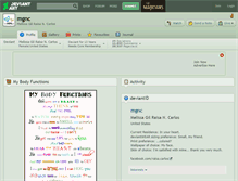 Tablet Screenshot of mgnc.deviantart.com