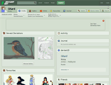 Tablet Screenshot of gkard.deviantart.com