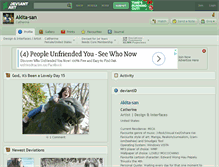 Tablet Screenshot of akita-san.deviantart.com