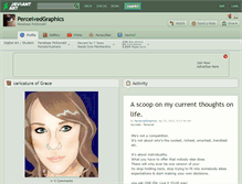 Tablet Screenshot of perceivedgraphics.deviantart.com