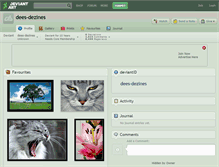 Tablet Screenshot of dees-dezines.deviantart.com