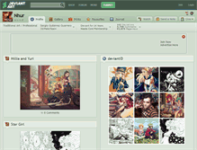 Tablet Screenshot of nhur.deviantart.com