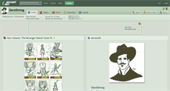 Desktop Screenshot of davestrong.deviantart.com