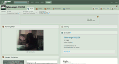 Desktop Screenshot of fallen-angel-112358.deviantart.com