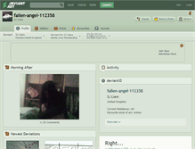 Tablet Screenshot of fallen-angel-112358.deviantart.com