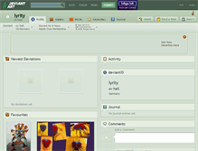 Tablet Screenshot of lyrity.deviantart.com