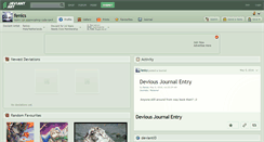Desktop Screenshot of fenics.deviantart.com