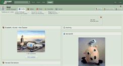 Desktop Screenshot of linzi.deviantart.com