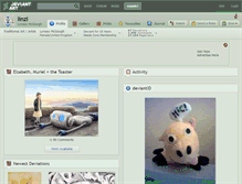 Tablet Screenshot of linzi.deviantart.com