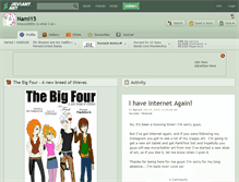 Tablet Screenshot of nami15.deviantart.com