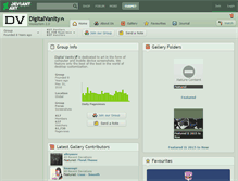 Tablet Screenshot of digitalvanity.deviantart.com