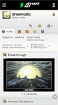 Mobile Screenshot of dreamcatc.deviantart.com