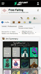 Mobile Screenshot of free-falling.deviantart.com