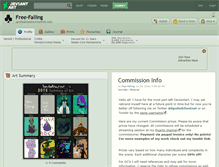 Tablet Screenshot of free-falling.deviantart.com