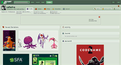 Desktop Screenshot of calfasilva.deviantart.com