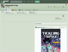 Tablet Screenshot of eaglesgoldenwings.deviantart.com