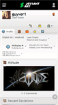 Mobile Screenshot of guyver1.deviantart.com