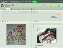 Tablet Screenshot of lucia-moradita.deviantart.com