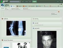 Tablet Screenshot of kyllme.deviantart.com