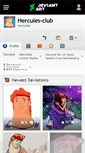 Mobile Screenshot of hercules-club.deviantart.com