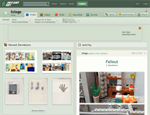 Tablet Screenshot of follege.deviantart.com