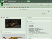 Tablet Screenshot of barquentine.deviantart.com