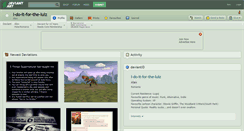 Desktop Screenshot of i-do-it-for-the-lulz.deviantart.com