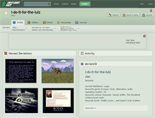 Tablet Screenshot of i-do-it-for-the-lulz.deviantart.com