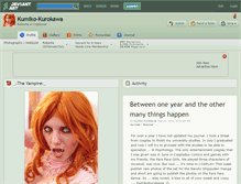 Tablet Screenshot of kumiko-kurokawa.deviantart.com