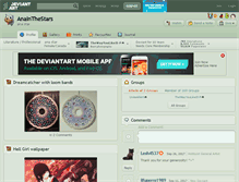 Tablet Screenshot of anainthestars.deviantart.com