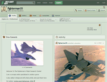 Tablet Screenshot of fighterman35.deviantart.com