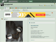 Tablet Screenshot of marinamarinski.deviantart.com