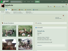 Tablet Screenshot of pastasfrulla.deviantart.com