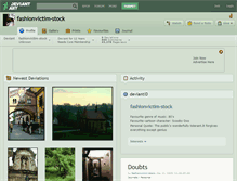 Tablet Screenshot of fashionvictim-stock.deviantart.com