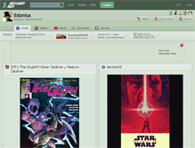 Tablet Screenshot of estonius.deviantart.com