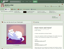 Tablet Screenshot of danieru-chan.deviantart.com