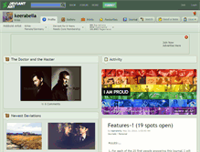 Tablet Screenshot of keerabella.deviantart.com