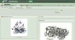 Desktop Screenshot of ladyninka.deviantart.com