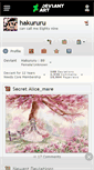 Mobile Screenshot of hakururu.deviantart.com