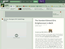 Tablet Screenshot of lyson.deviantart.com