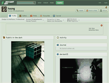 Tablet Screenshot of hoong.deviantart.com
