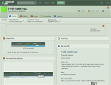 Tablet Screenshot of i-will-watch-you.deviantart.com