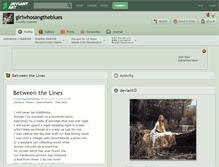 Tablet Screenshot of girlwhosangtheblues.deviantart.com