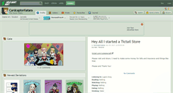 Desktop Screenshot of cardcaptorkatara.deviantart.com