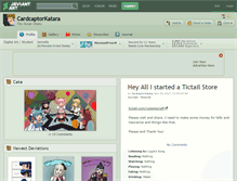 Tablet Screenshot of cardcaptorkatara.deviantart.com