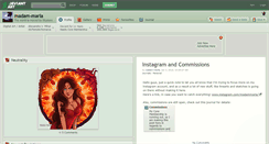 Desktop Screenshot of madam-marla.deviantart.com