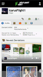 Mobile Screenshot of icarusflight1.deviantart.com