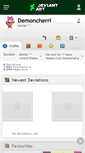 Mobile Screenshot of demoncherri.deviantart.com